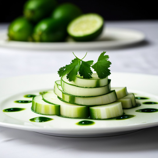 Delicioso plato de Pepino y daikon 91317