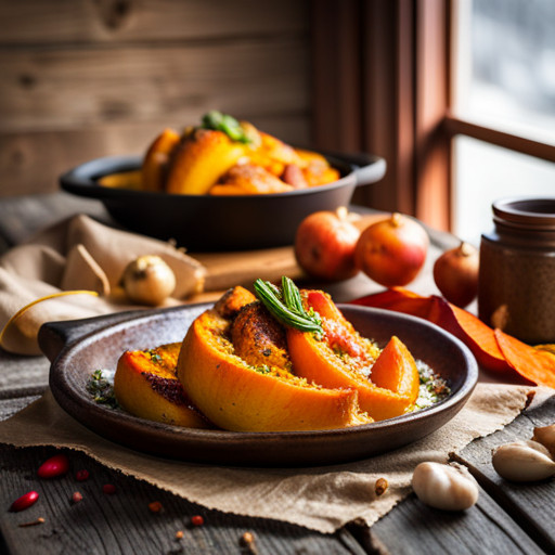 Delizioso piatto di Zucche e patate 92616