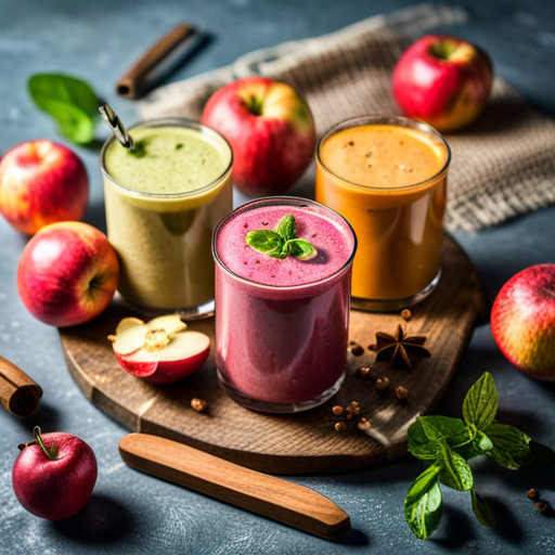 rezept für hausgemachten Smoothie mit Apfel und Buchweizen 90199